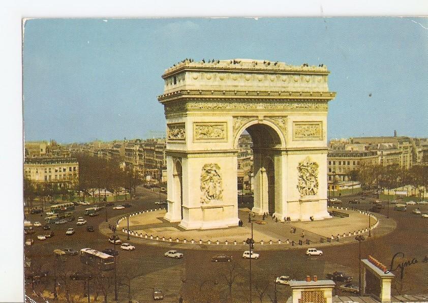 Postal 033642 : Paris LArc de Triomphe