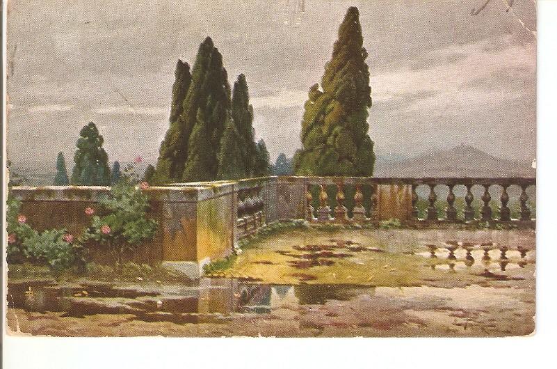 Postal 036091 : Tivoli - Terrazza nella Villa dEste