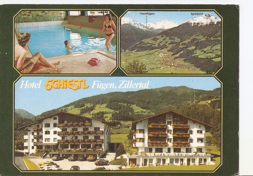 Postal 036738 : Hotel pension Schiestl. Fugen Sillertal