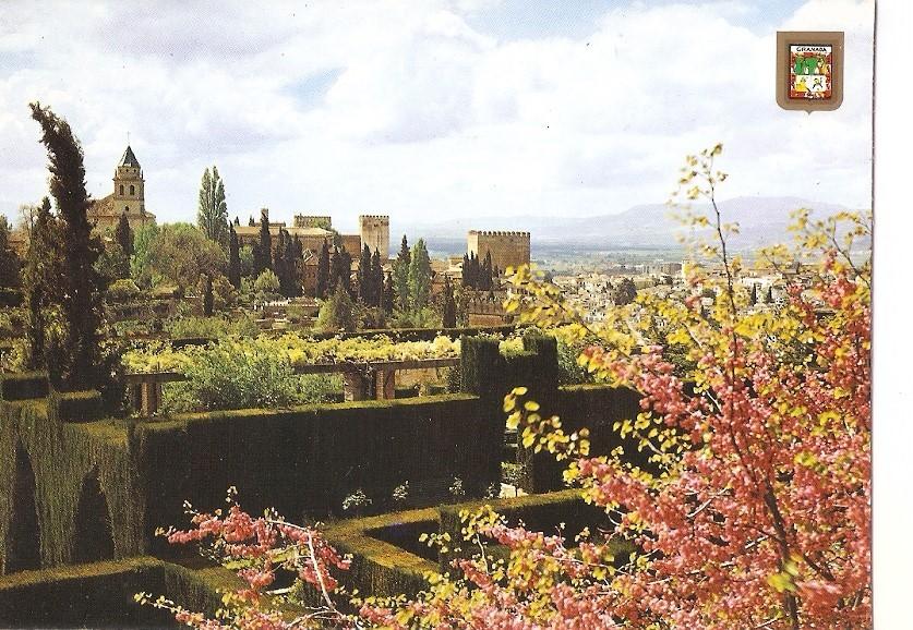 Postal 038859 : Granada. Alhambra vista desde el Generalife