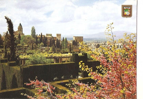 Postal 038859 : Granada. Alhambra vista desde el Generalife