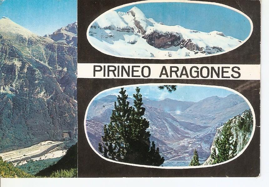 Postal 040001 : Pirineo Aragones. Benasque panoramica del Aneto y Glaciar