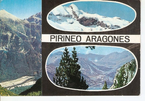 Postal 040001 : Pirineo Aragones. Benasque panoramica del Aneto y Glaciar