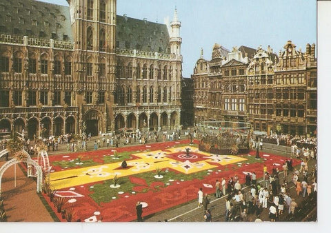 Postal 042553 : Brussels. Market Place Flower carpet