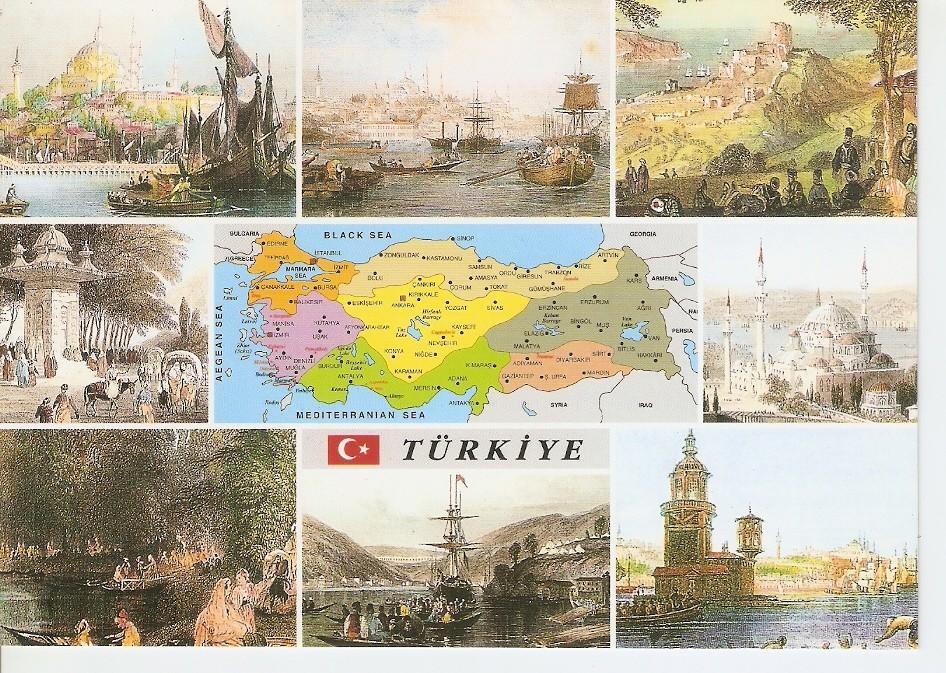 Postal 043937 : Old Instanbul Engravings