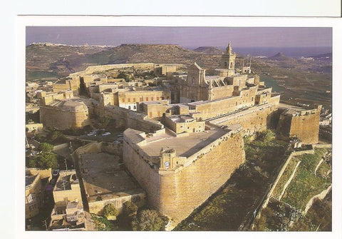 Postal 044020 : The Citadel at Victoria aerial view - Gozo