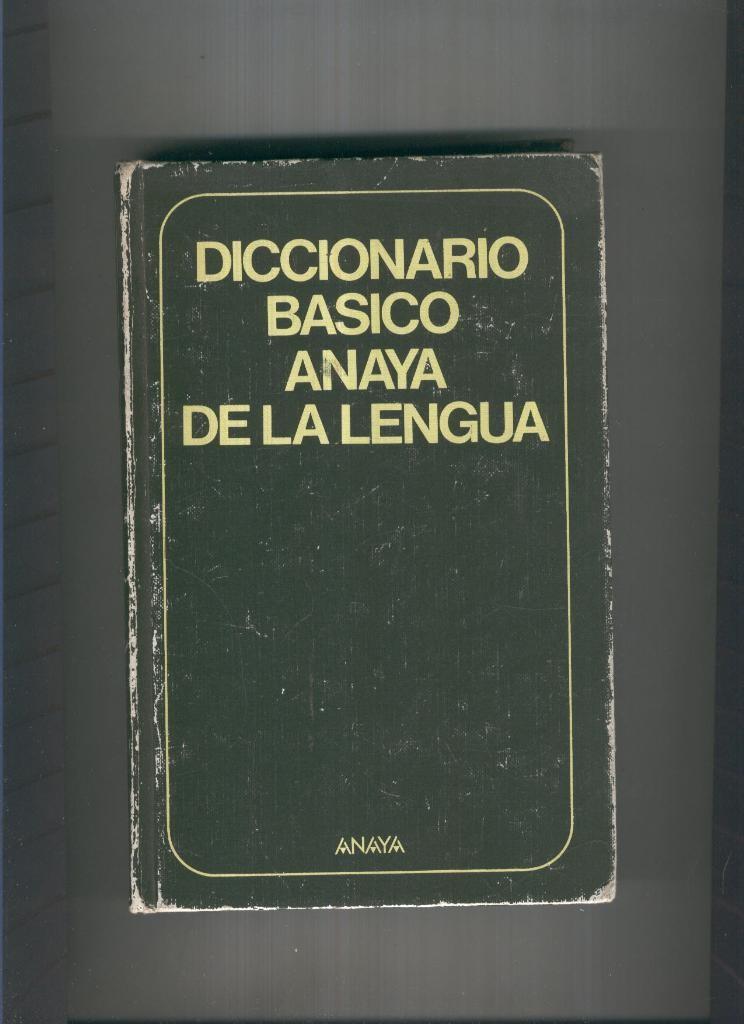 Diccionario Basico Anaya de la lengua