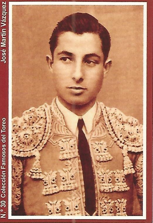 CALENDARIO PUBLICITARIO 30: Coleccion Famosos del Toreo: Jose Martin Vazquez