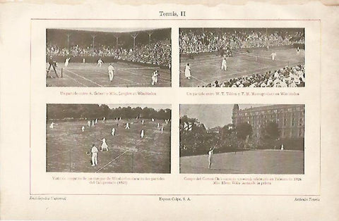 LAMINA ESPASA 2753: Tenis en Wimblendon 1921-1926