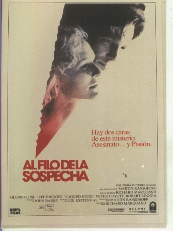 Foto cine 160: Al filo de la sospecha (Glenn Close-Jeff Bridges)