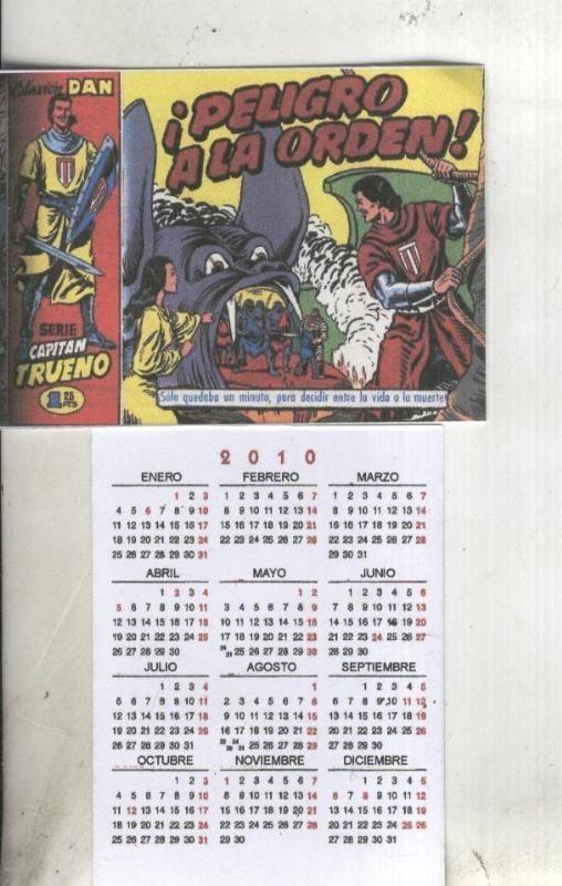Calendario bolsillo 2010: El Capitan Trueno portada numero 024