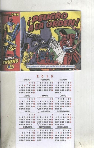 Calendario bolsillo 2010: El Capitan Trueno portada numero 024