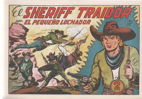Facsimil: El Pequeño Luchador numero 164: El sheriff traidor