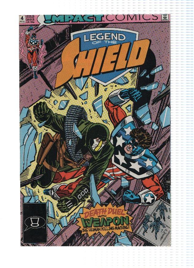LEGEND OF THE SHIELD, Volume 1 Numero 04: The Dark Mirror (Impact Comics) 