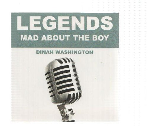 CD-Musica: Legends: DINAH WASHINGTON - Mad about the Boy (Original Artist)