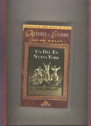 Video VHS: Actores de Leyenda: Gene Kelly (Un dia en Nueva York)
