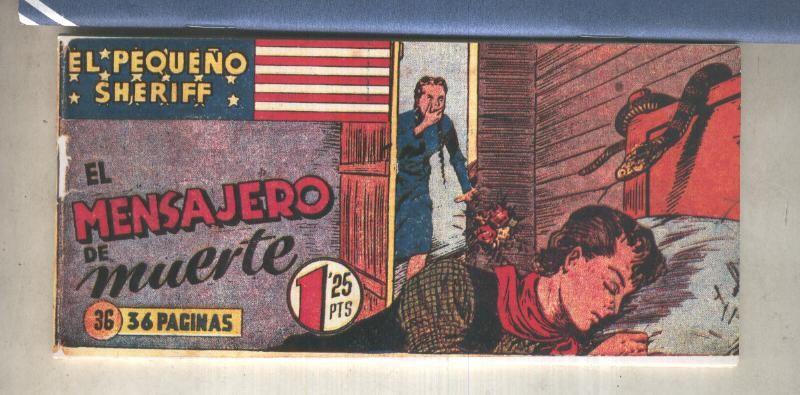 El Pequeño Sheriff facsimil numero 036: El mensajero de la muerte
