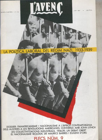 L'Avenç numero 105: La politica laboral del regimen nazi 1933-1939