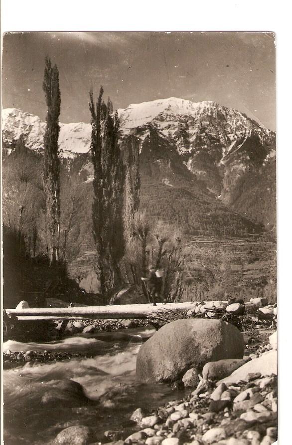 Postal 026086 : Puente sobre rio Cinqueta. San Juan de Plan (Huesca)
