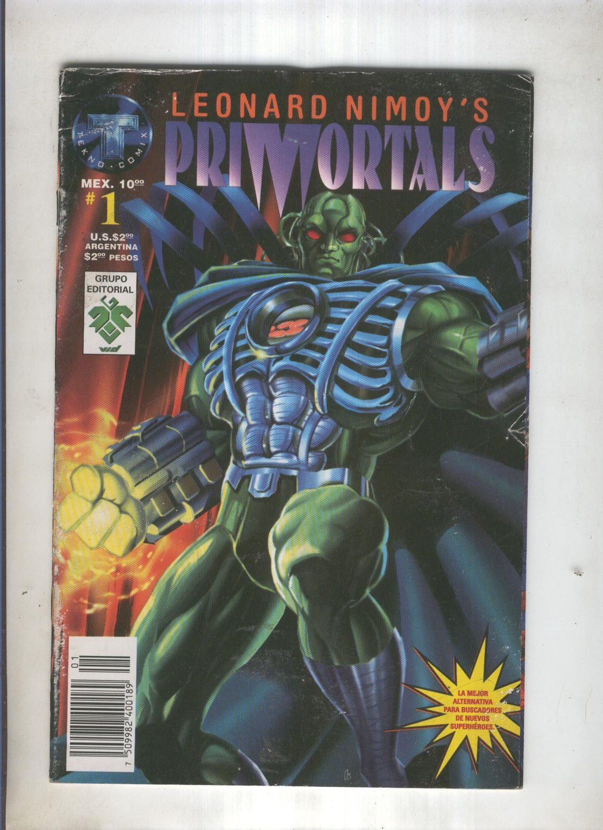 LEONARD NIMOYS PRIMORTALS Numero 1: Escape a la tierra