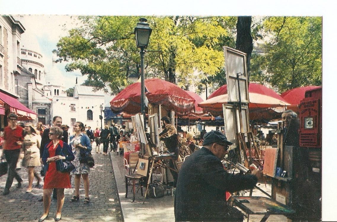 Postal 038166 : Montmartre: la Place du Tertre