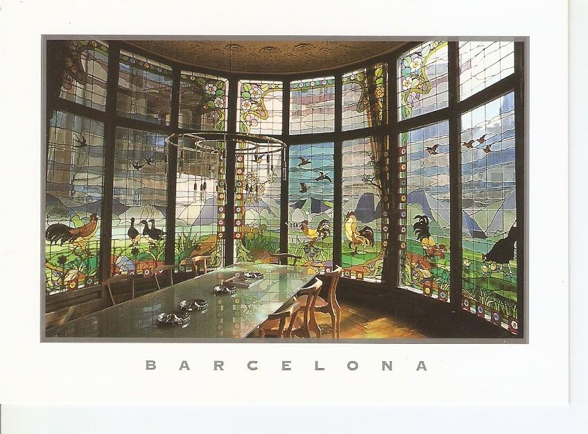 Postal 043610 : Barcelona. Galeria de la casa Lleo Morera. Lluis Domenech i Montaner