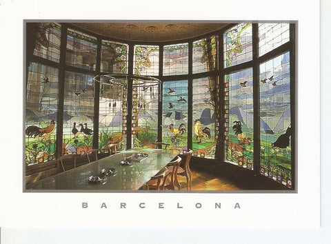 Postal 043610 : Barcelona. Galeria de la casa Lleo Morera. Lluis Domenech i Montaner