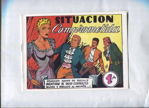 Facsimil: Diego Corrientes numero 06: Situacion comprometida