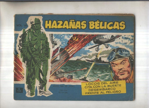 Hazañas Belicas Azules numero 056: Locos del aire-Cita con la muerte-Desembarco-