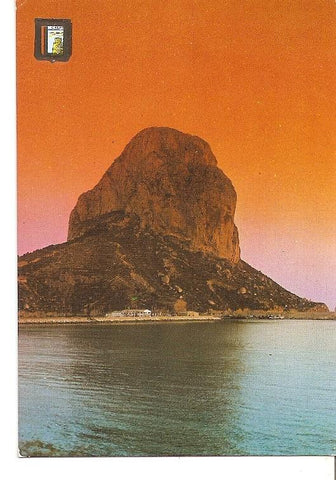 Postal 049703 : Calpe (Alicante). Peñon de Ifach. Contraluz