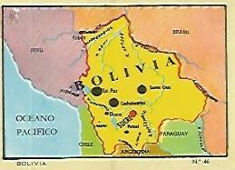 CROMO COLECCION UNIVERSAL 1913: BOLIVIA. Numero 46