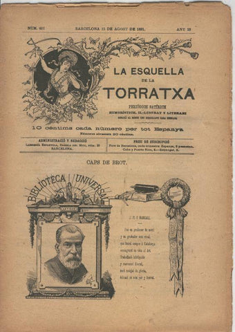 La esquella de la Torratxa numero 0657 del 15 agosto 1891