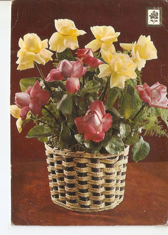 Postal 037860 : Coleccion de flores naturales en ramo