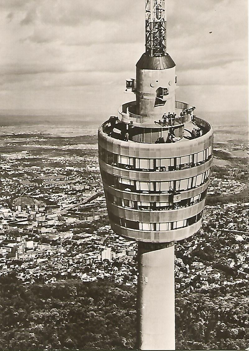 Postal 51290: STUTTGART - Detalle Fernsehturm