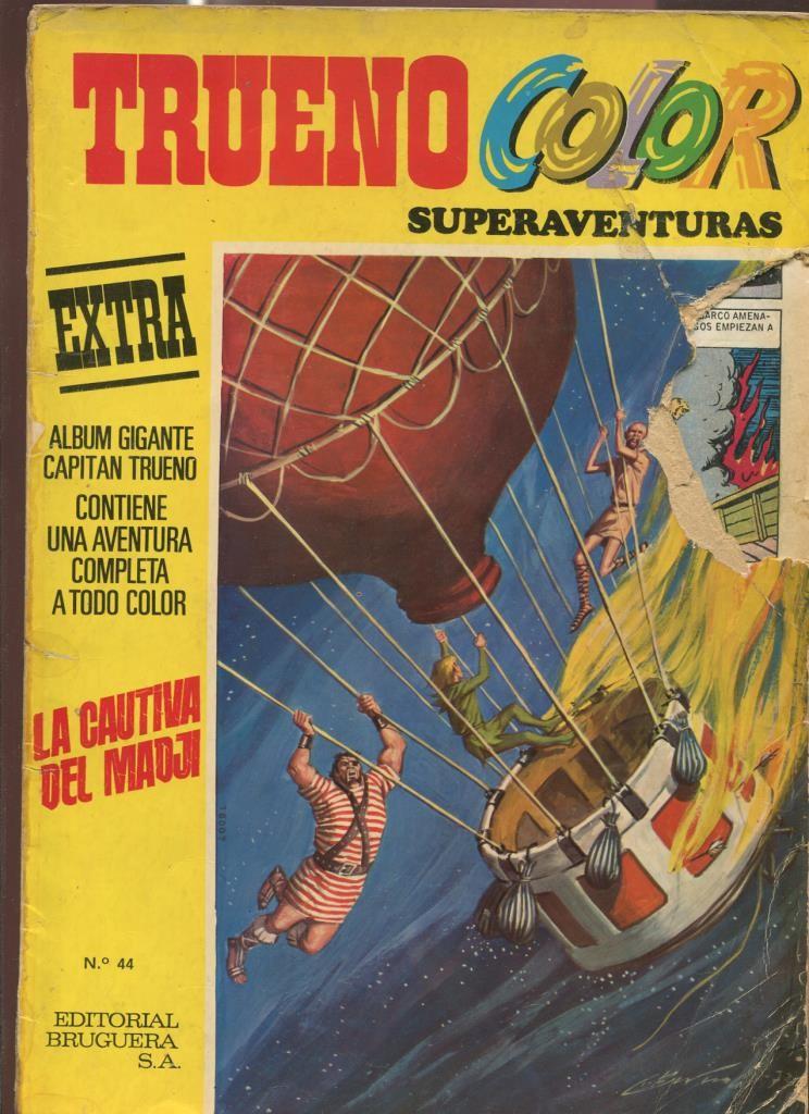 Trueno color primera epoca numero 44: La cautiva del Madji (roto cubierta segun imagen)