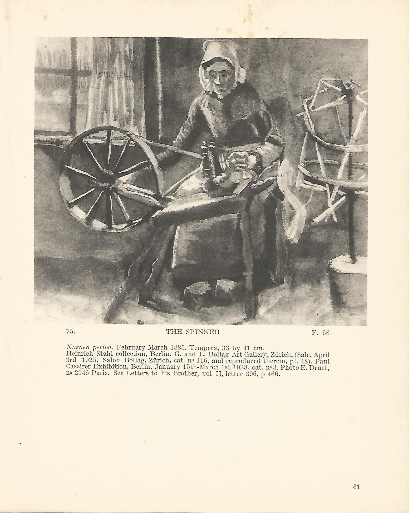 LAMINA 1226: VAN GOGH. The Spinner