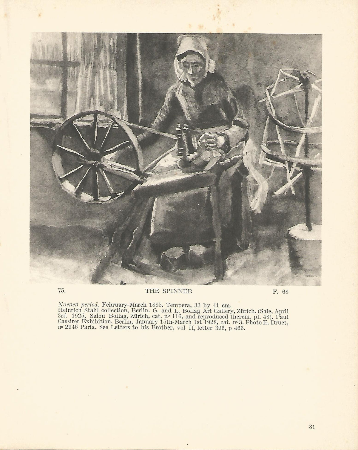 LAMINA 1226: VAN GOGH. The Spinner