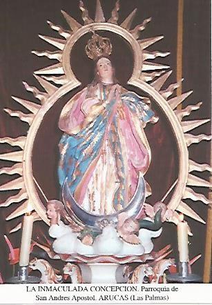 POSTAL 54497: Immaculada Concepcion. Arucas Las Palmas
