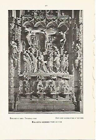 LAMINA 2187: CATEDRAL BURGOS. Relieve del Trasaltar