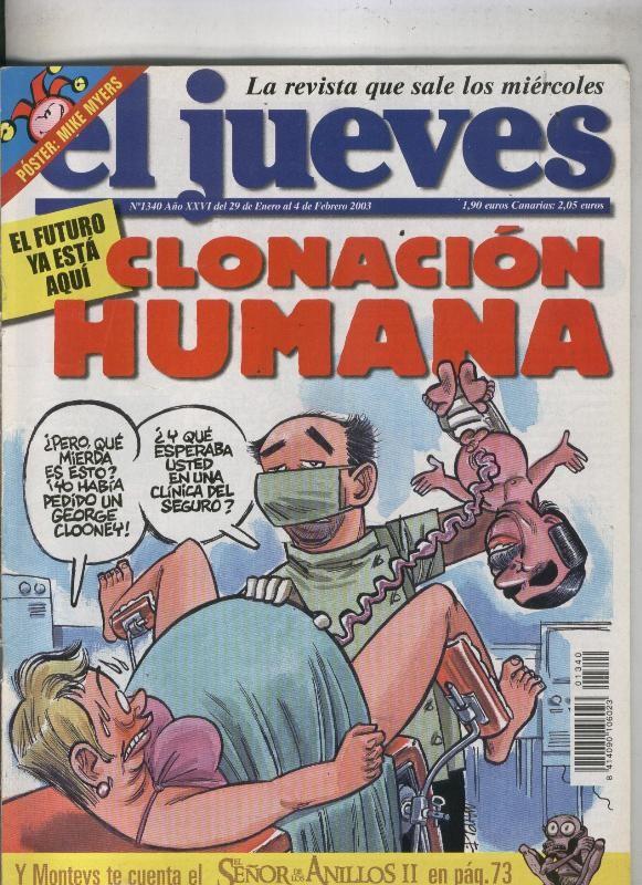El Jueves revista semanal numero 1340: poster central de Mike Myers