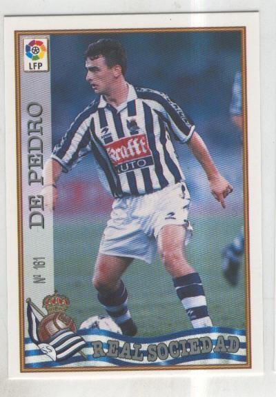 Cromo Liga 97/98: Real Sociedad numero 161: De Pedro