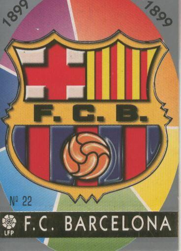 Cromo Liga 97/98: F.C.Barcelona numero 022: Escudo