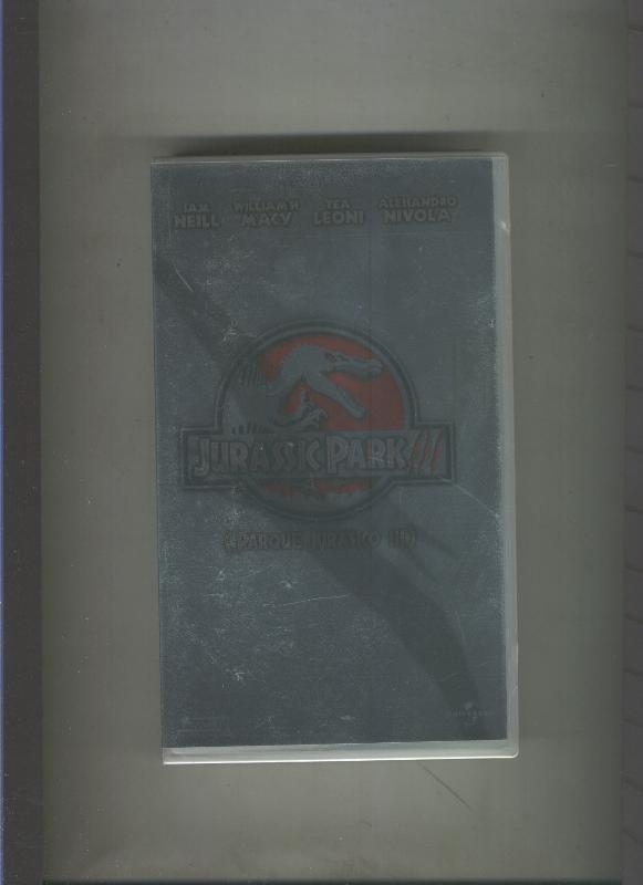 Video VHS: Parque Jurasico III (Sam Neill-Williamh Macy)