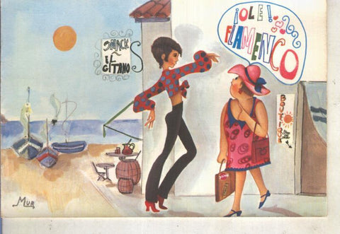 Postal 014897: Tipical Spain, ilustracion de Mur