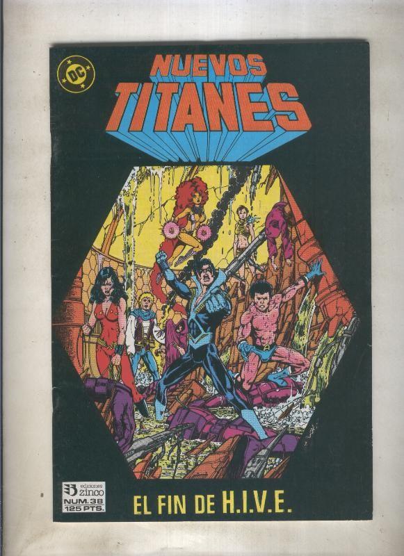 Nuevos Titanes volumen 1 numero 38 (numerado 2 en trasera)