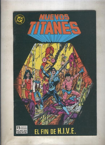 Nuevos Titanes volumen 1 numero 38 (numerado 2 en trasera)
