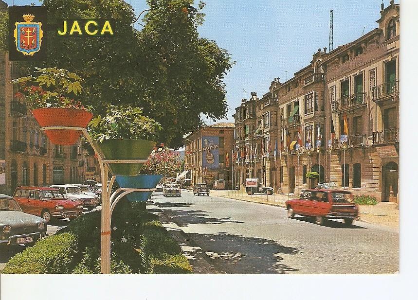Postal 028068 : Pirineo Aragones, Jaca (Huesca), Avenida Primo de Rivera