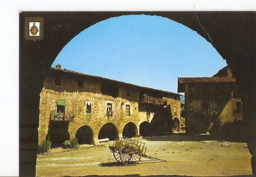 Postal 028091 : Santa Pau (Girona), portico