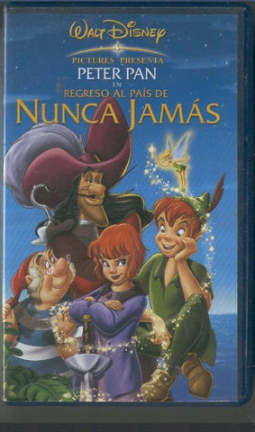 Video VHS: Peter Pan El regreso al pais de nunca jamas