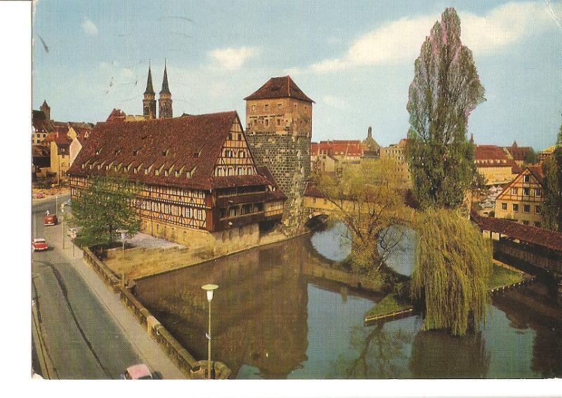 Postal 028565 : Nürnberg Henkersteg (Weinstadel),  